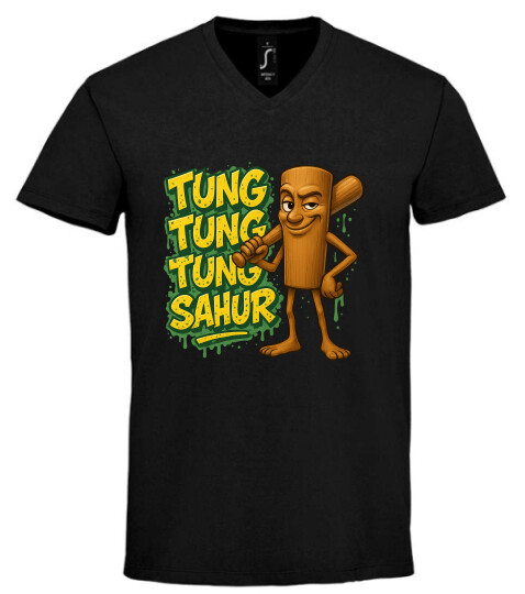 Unisex V nyakú póló