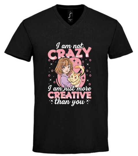 Unisex V nyakú póló