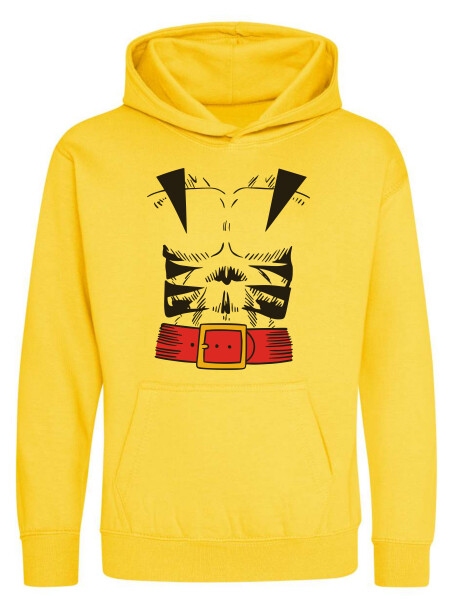 Kapucnis belebújós gyerek pulóver