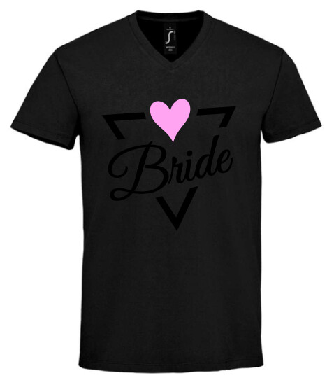 Unisex V nyakú póló