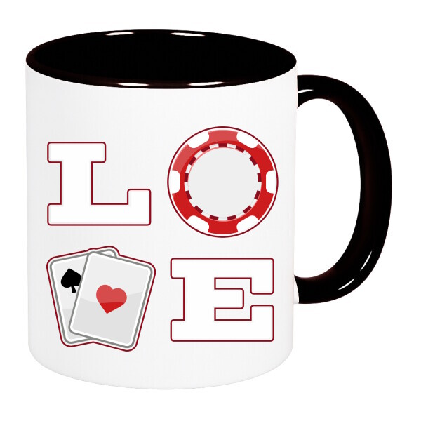 Színes fülű és belsejű bögre