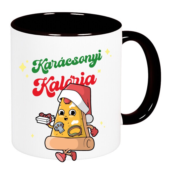 Színes fülű és belsejű bögre