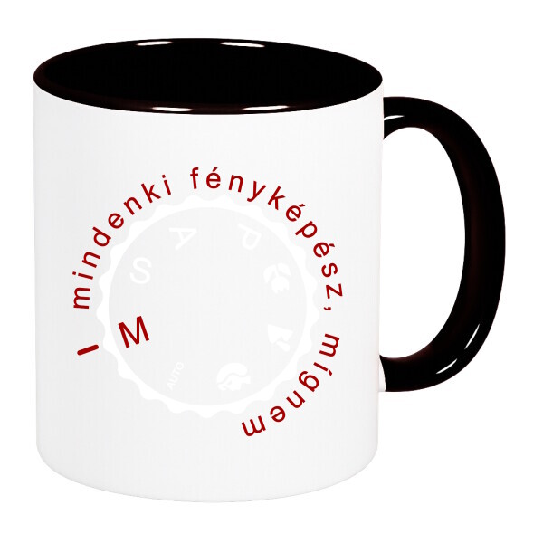 Színes fülű és belsejű bögre