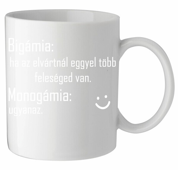 Bögre (fehér)