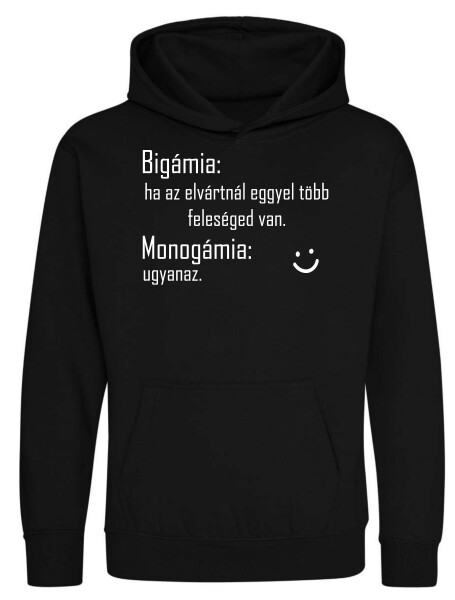 Kapucnis belebújós gyerek pulóver