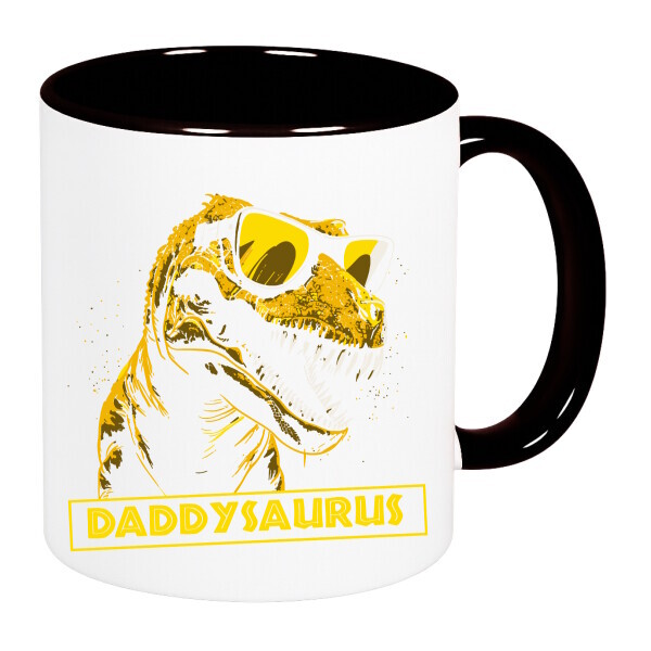 Színes fülű és belsejű bögre