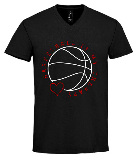 Unisex V nyakú póló