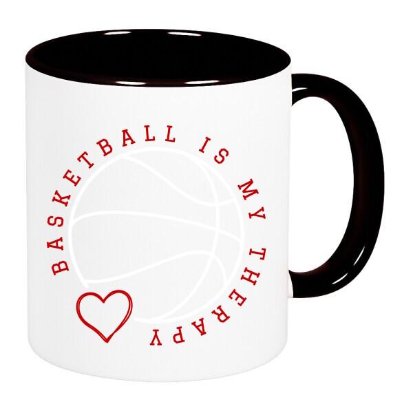 Színes fülű és belsejű bögre