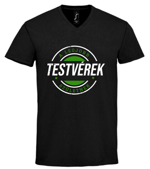 Unisex V nyakú póló