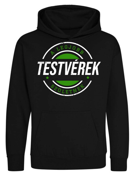 Kapucnis belebújós gyerek pulóver