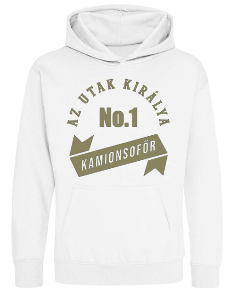 Kapucnis belebújós gyerek pulóver