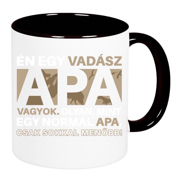 Színes fülű és belsejű bögre