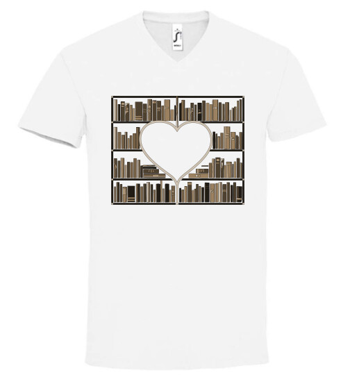 Unisex V nyakú póló