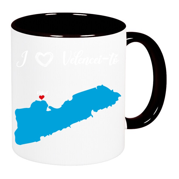 Színes fülű és belsejű bögre