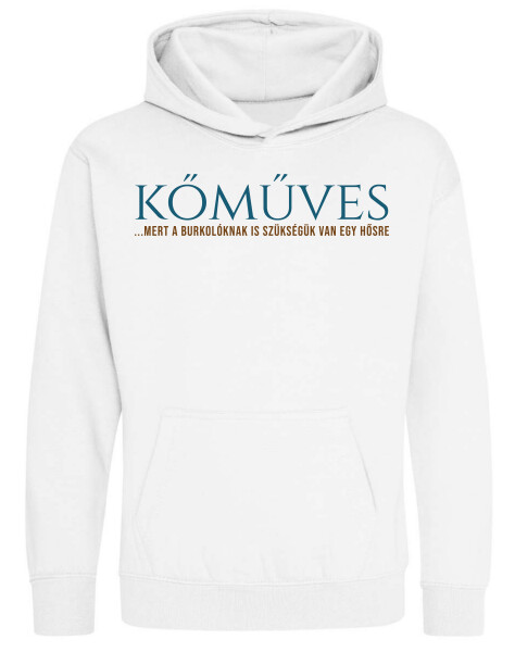 Kapucnis belebújós gyerek pulóver