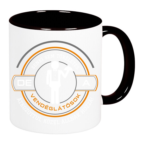 Színes fülű és belsejű bögre