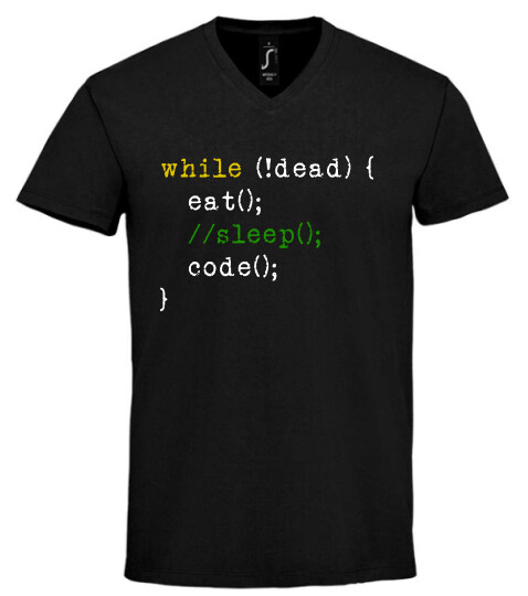 Unisex V nyakú póló