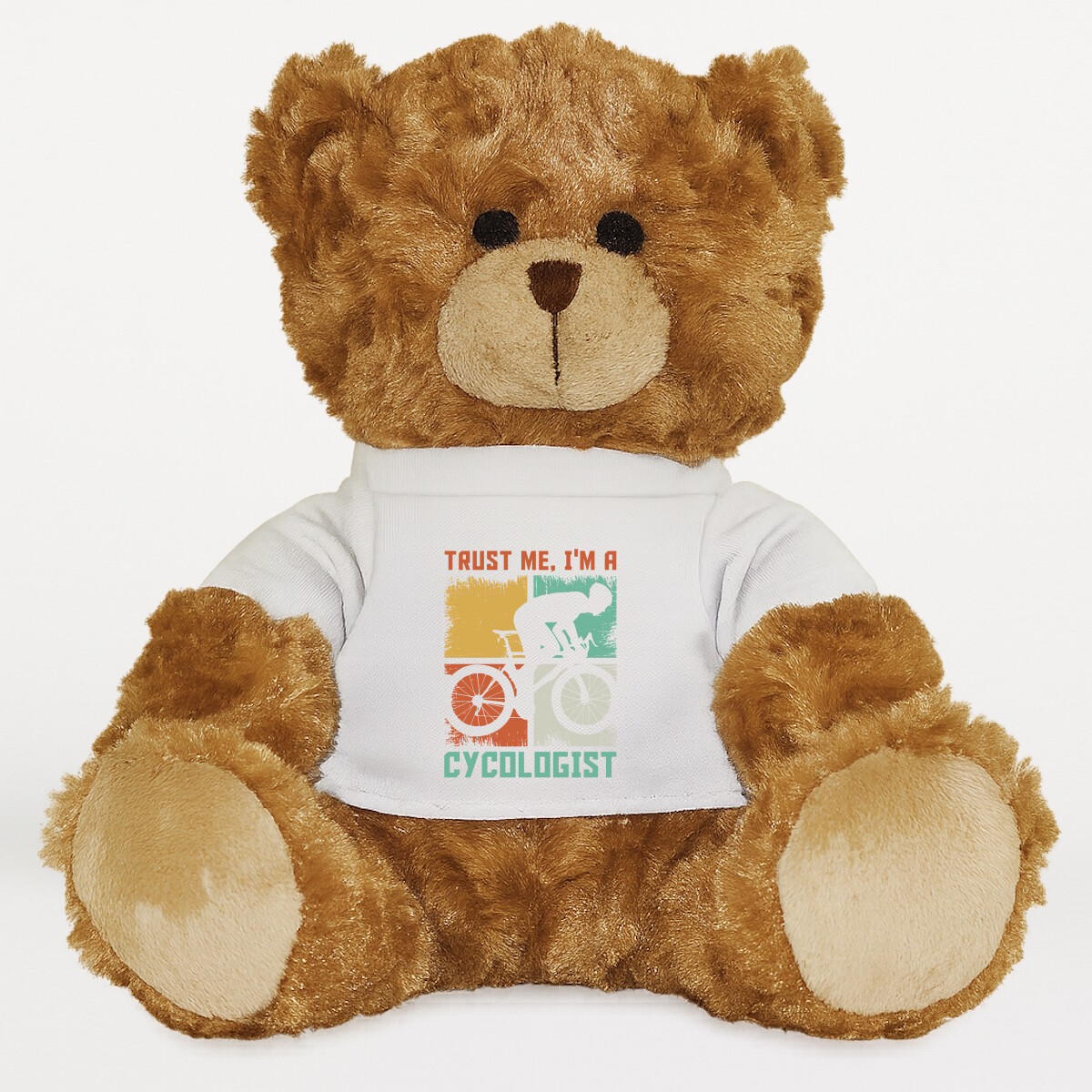 Plüssmaci egyedi pólóval