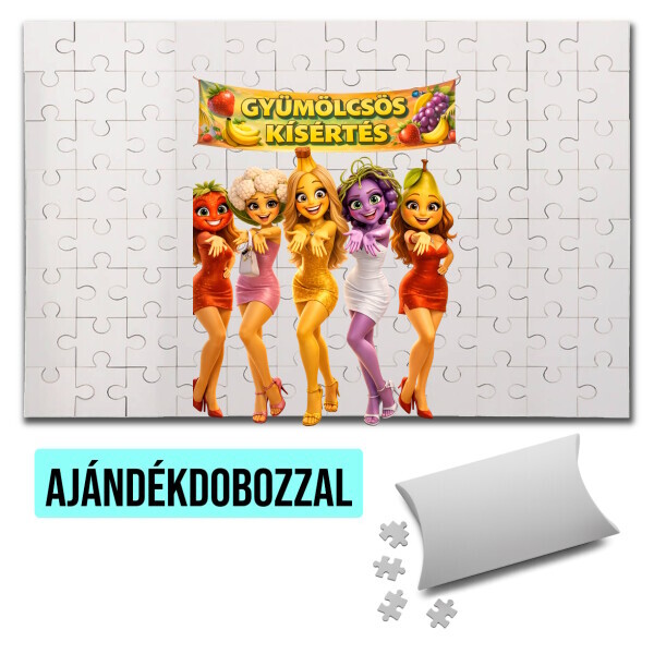Puzzle - kirakó ajándékdobozzal