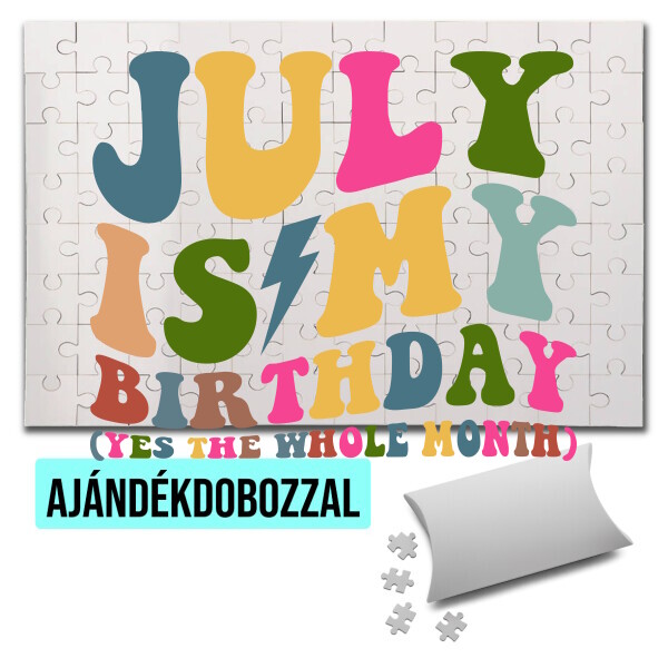 Puzzle - kirakó ajándékdobozzal