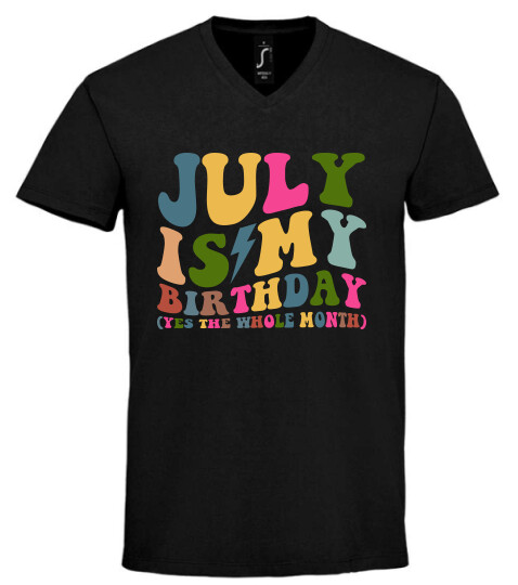 Unisex V nyakú póló