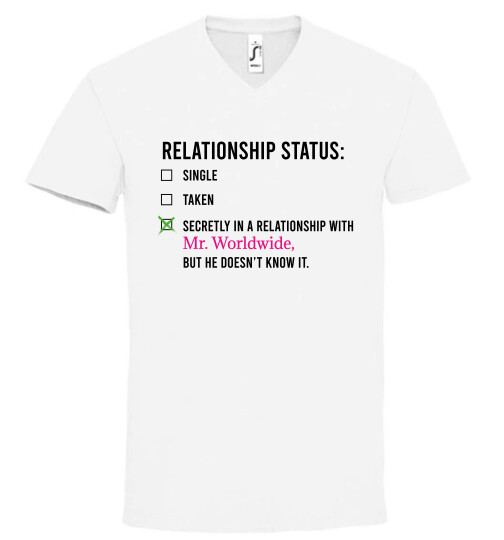 Unisex V nyakú póló