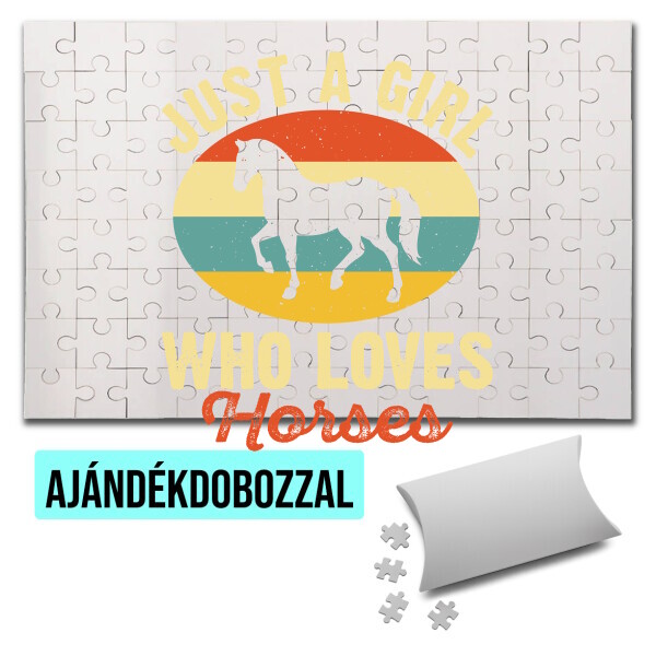 Puzzle - kirakó ajándékdobozzal