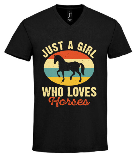 Unisex V nyakú póló