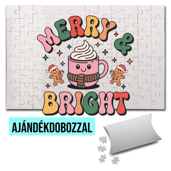 Puzzle - kirakó ajándékdobozzal
