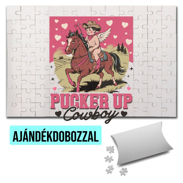 Puzzle - kirakó ajándékdobozzal