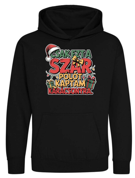 Kapucnis belebújós gyerek pulóver