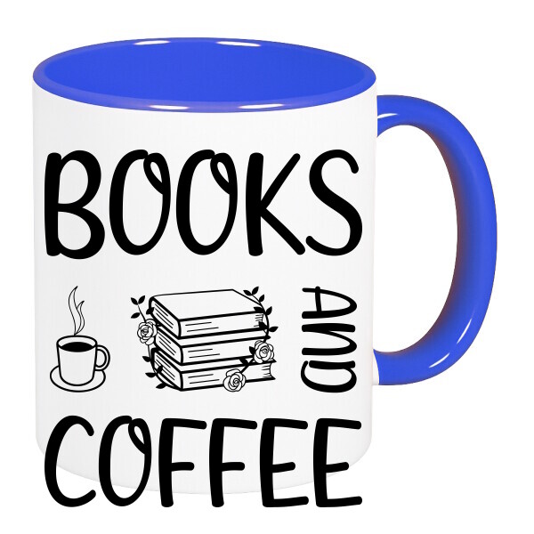 Színes fülű és belsejű bögre