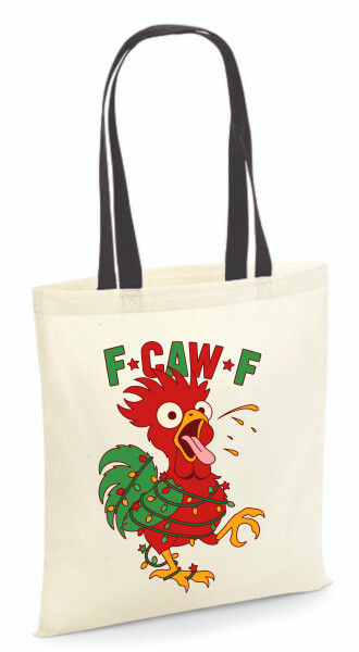 Vászontáska - színes fülű 