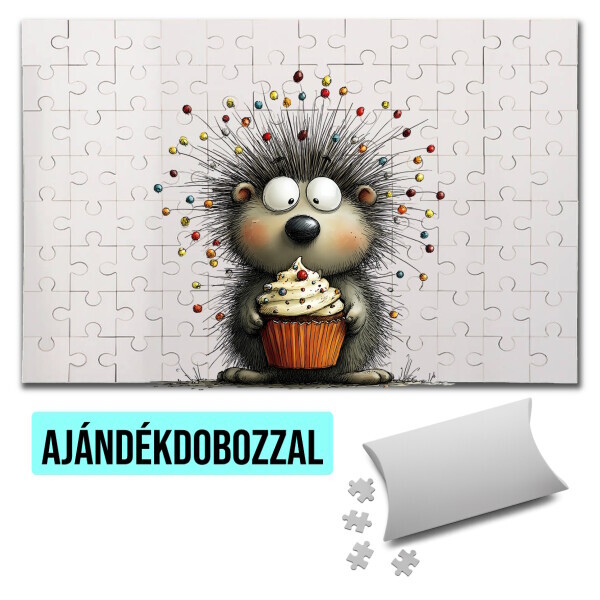 Puzzle - kirakó ajándékdobozzal