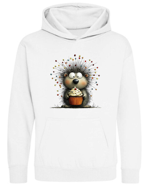 Kapucnis belebújós gyerek pulóver