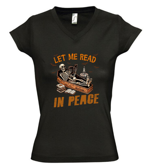 Női V nyakú póló