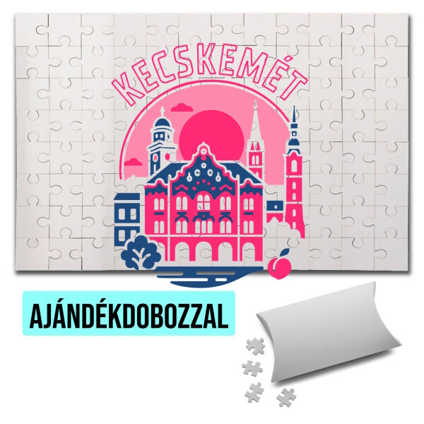 Puzzle - kirakó ajándékdobozzal