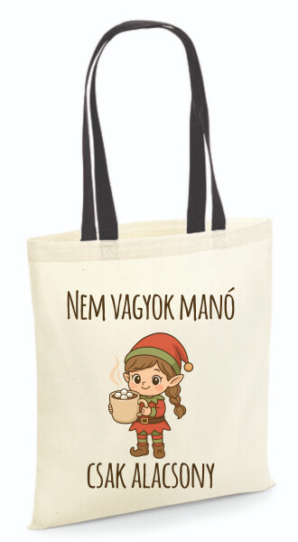 Vászontáska - színes fülű 