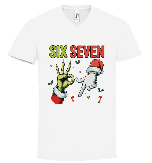 Unisex V nyakú póló