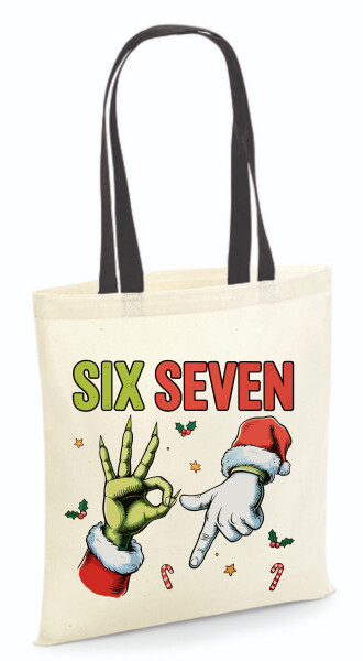 Vászontáska - színes fülű 