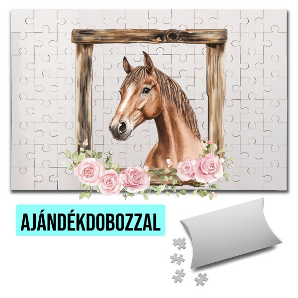 Puzzle - kirakó ajándékdobozzal