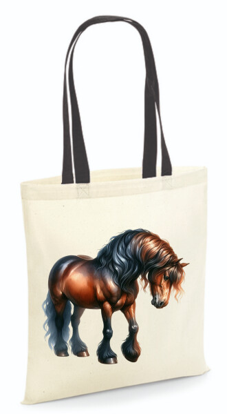 Vászontáska - színes fülű 