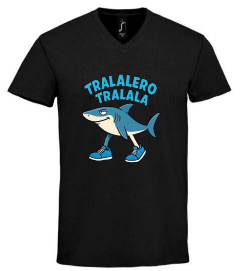 Unisex V nyakú póló