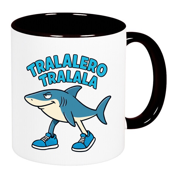 Színes fülű és belsejű bögre