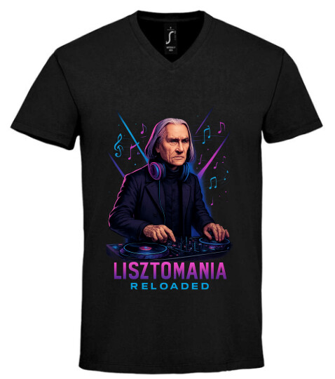 Unisex V nyakú póló