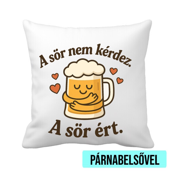 Párnahuzat béléssel