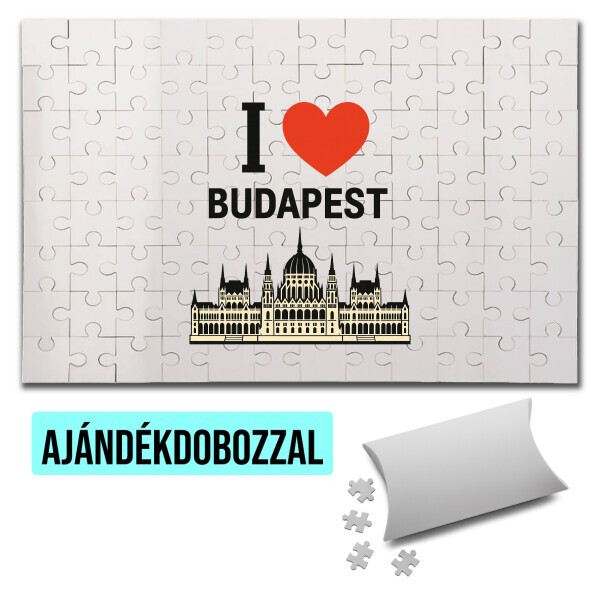 Puzzle - kirakó ajándékdobozzal