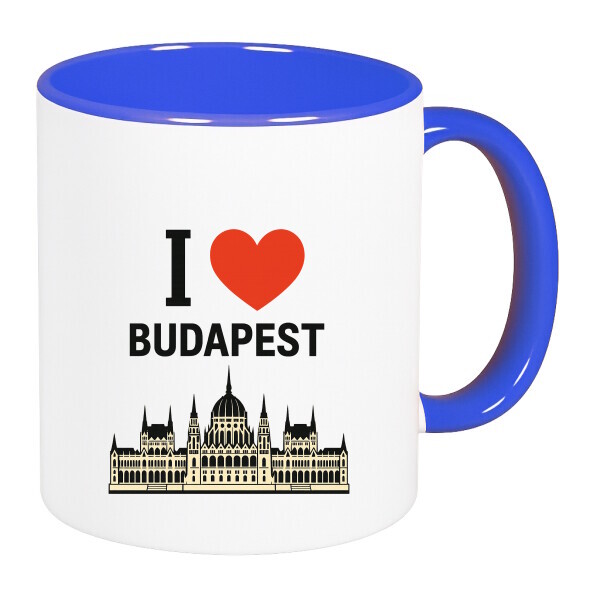 Színes fülű és belsejű bögre