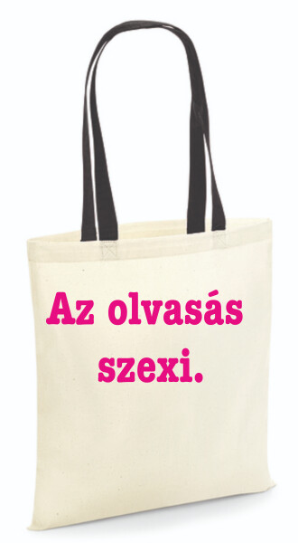 Vászontáska - színes fülű 