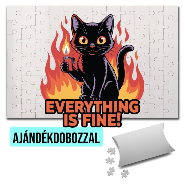 Puzzle - kirakó ajándékdobozzal